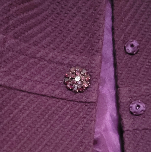 Caslon Women's blazer purple size 4 - Picture 2 of 4
